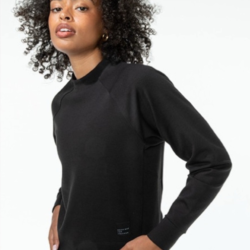 Machines for Freedom Women's Black Crew Sweater